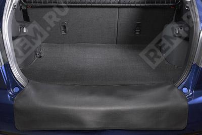  EH14V0381  ковер в багажник, велюровый, с защитой бампера (фото 1)
