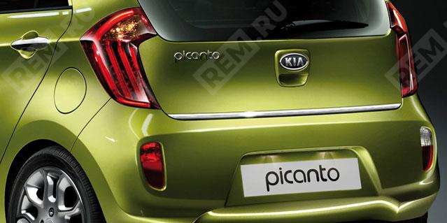 Молдинги дверей Kia Picanto 2017