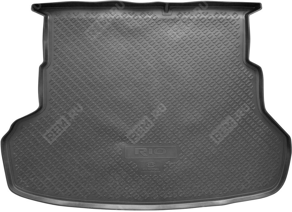  R85704Y100  ковер в багажник резиновый с бортом, седан (фото 1)