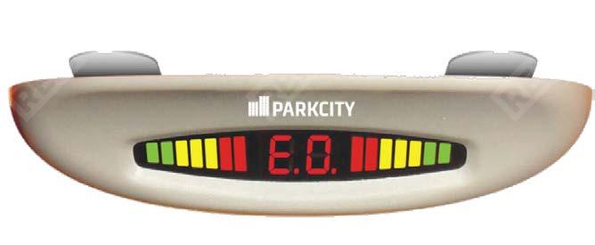  990PC07061000  парктроник parkcity 4 датчика, led-дисплей на потолок, с функцией памяти (фото 1)