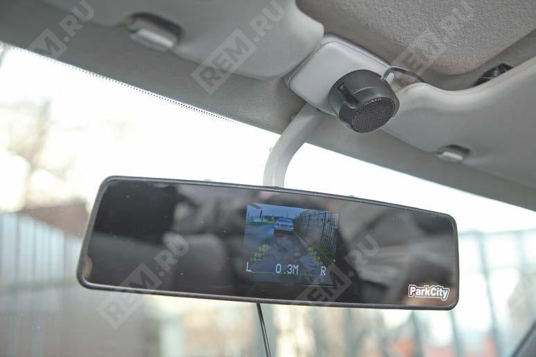 Монитор в зеркале заднего вида под штатную установку сПАРК-436 для Hyundai