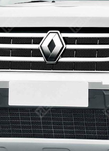 Комплект защитных сеток радиатора 16 мм, серебристые Renault 7711547612 комплект защитных сеток радиатора 16 мм, серебристые (фото 1)