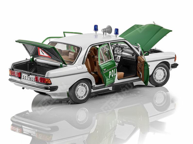  B66040676  модель авто mercedes-benz 200 w 123 (1980–1985) «полицейский автомобиль» (фото 2)