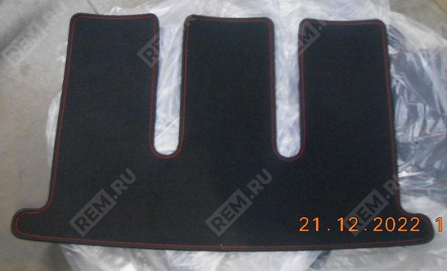  7EU061160T  ковер в багажник текстильный, с красной строчкой (фото 1)