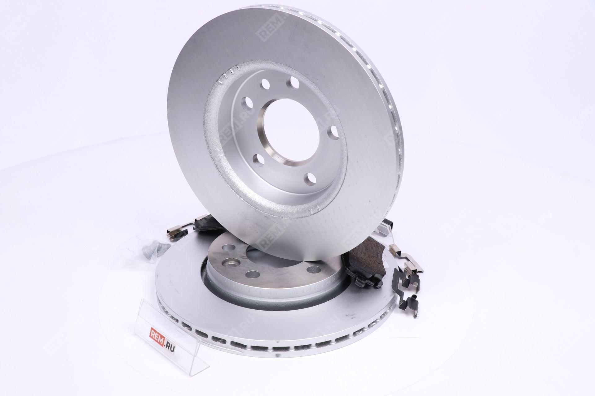  JZW698601AK  комплект задних тормозных дисков с колодками (фото 3)