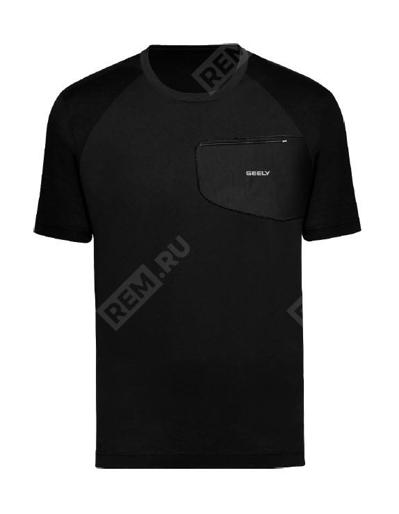  GABK003SU  футболка мужская geely black edition, размер m (фото 1)