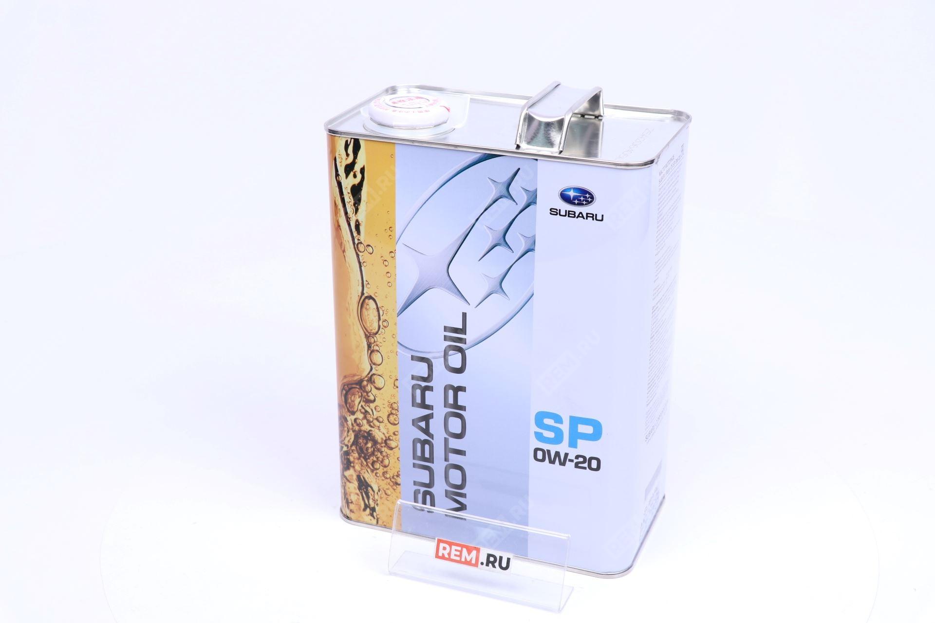 Масло моторное Subaru SP 0W-20, 4л SUBARU FIG-61992-6T4LXX4L масло моторное subaru sp 0w-20, 4л
