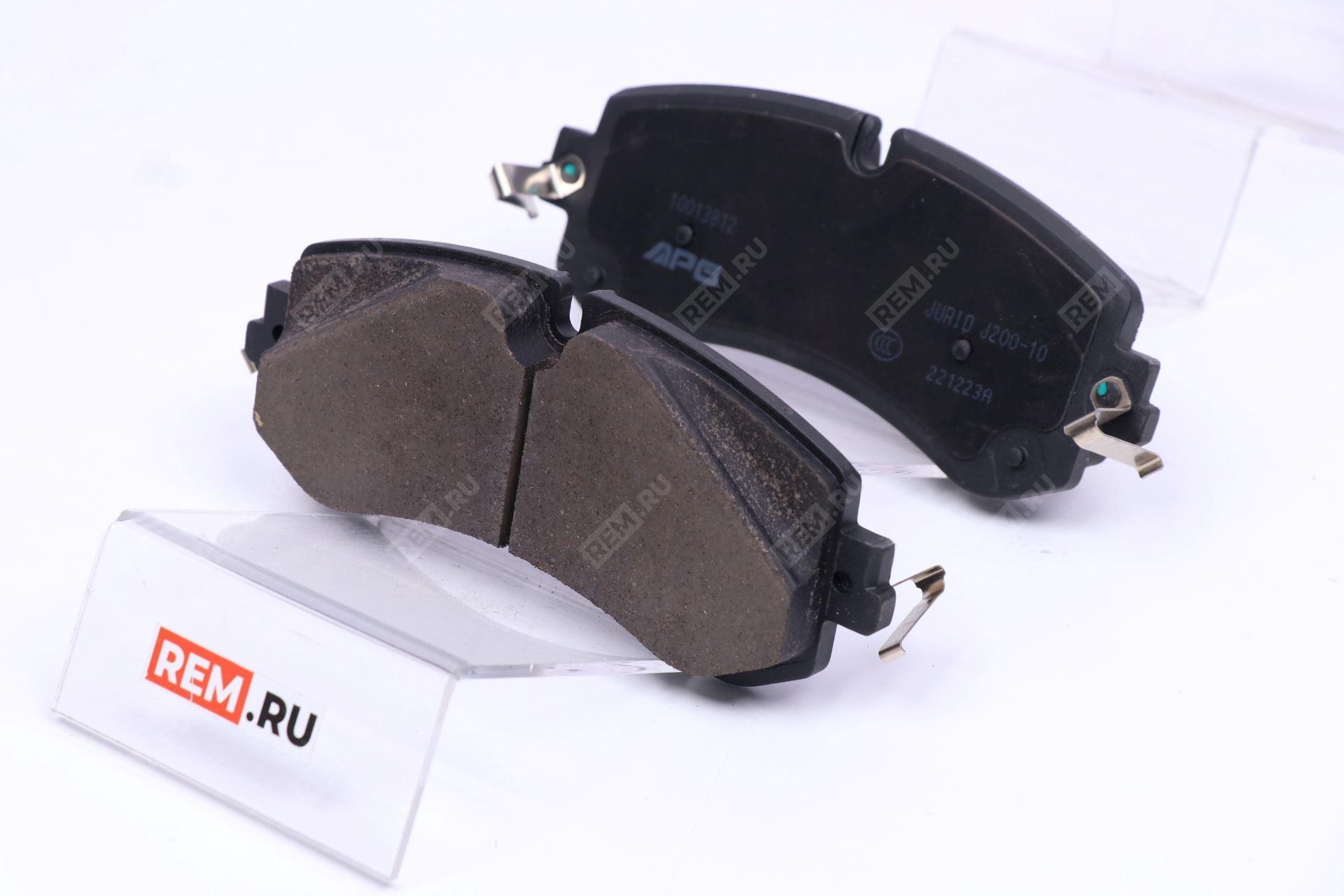  B3501040BQ01 колодки тормозные передние правые