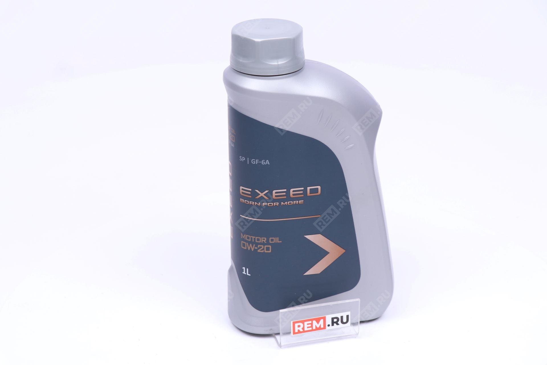  EXEED0W201 масло моторное exeed 0w-20 api sp, 1л