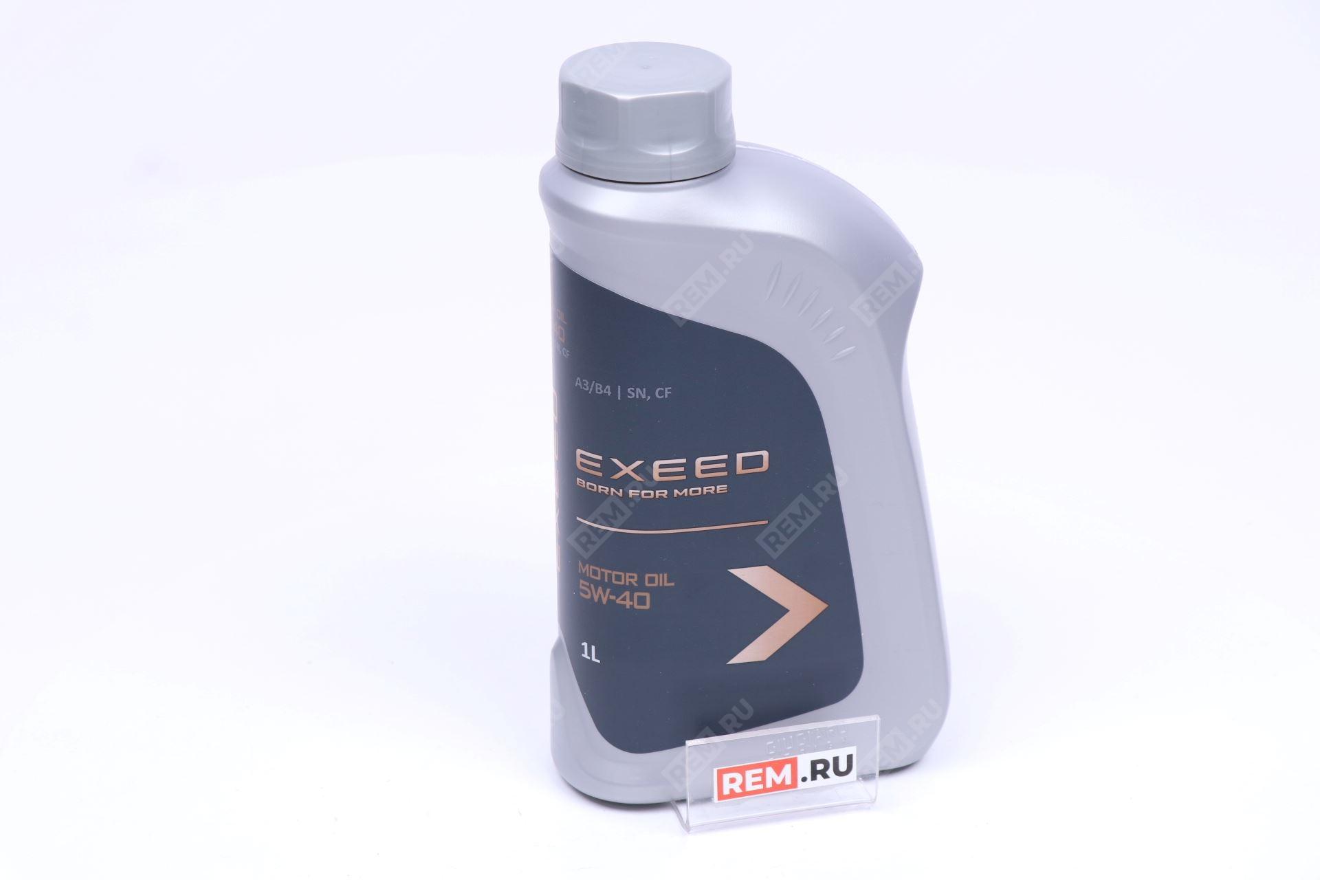  EXEED5W401 масло моторное exeed 5w-40 api sn/cf, 1л