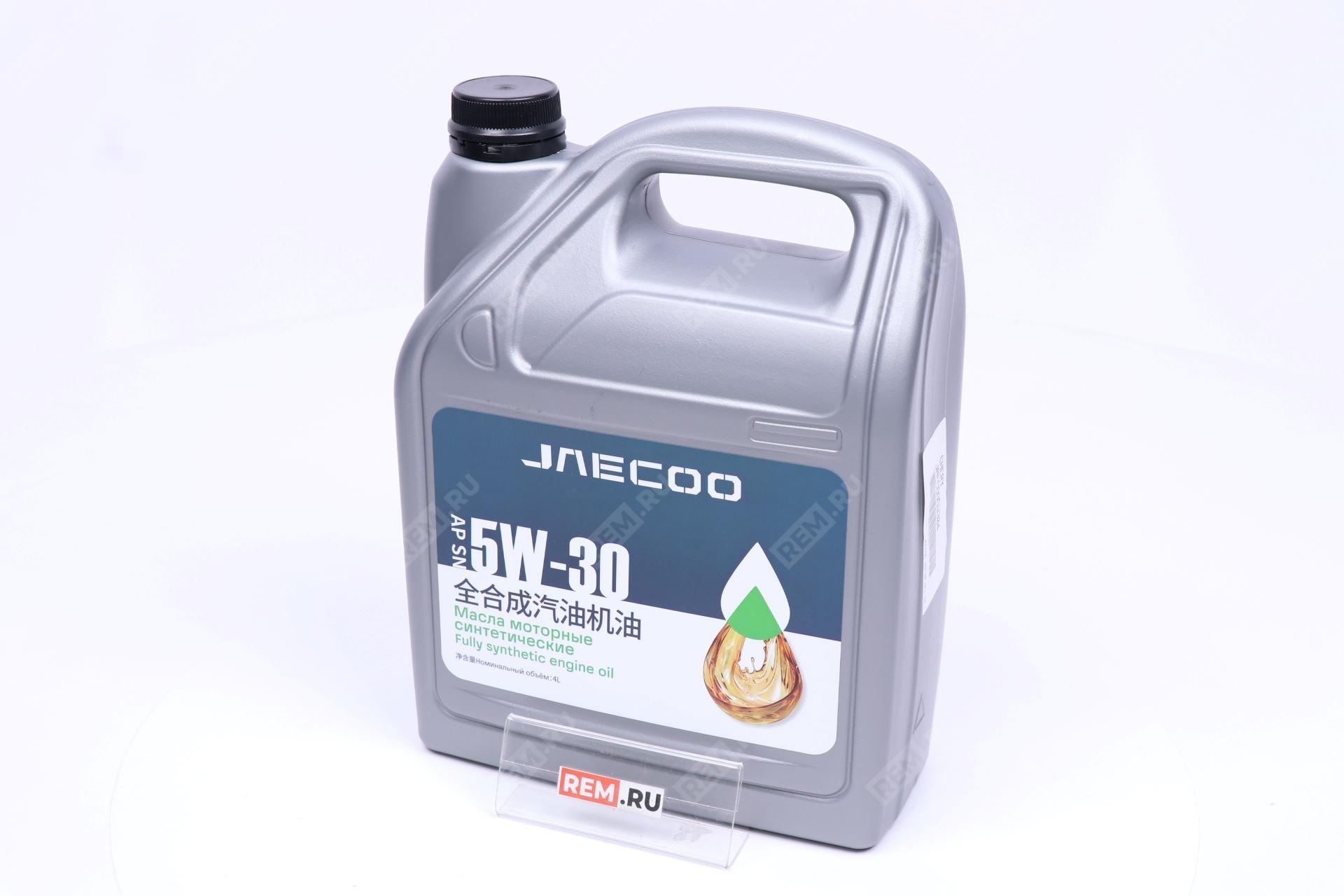  JAECOO5W304  масло моторное jaecoo 5w-30 api sn, 4л (фото 1)