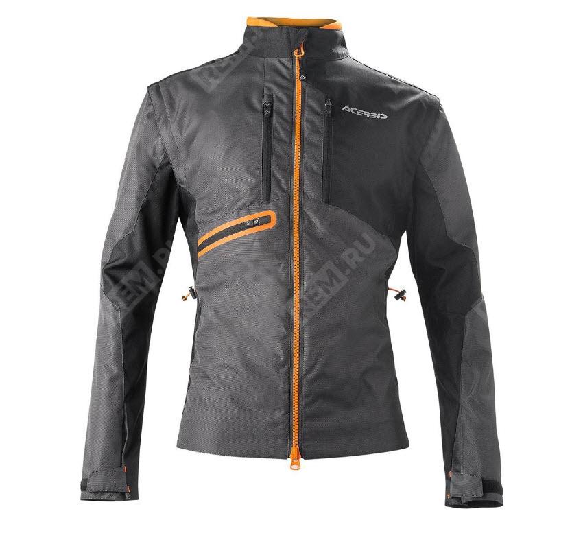  0022169.313.066  куртка acerbis enduro black/orange, размер l (фото 1)