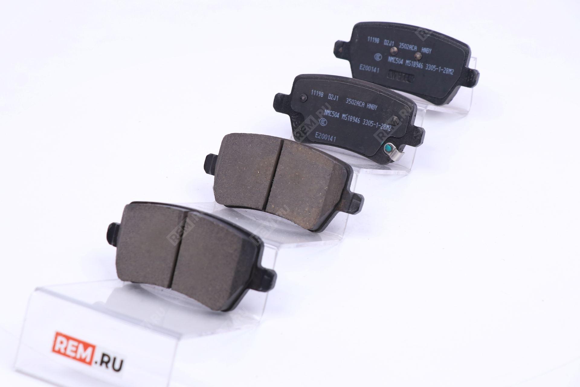 J60-6GN3502080EV колодки тормозные задние