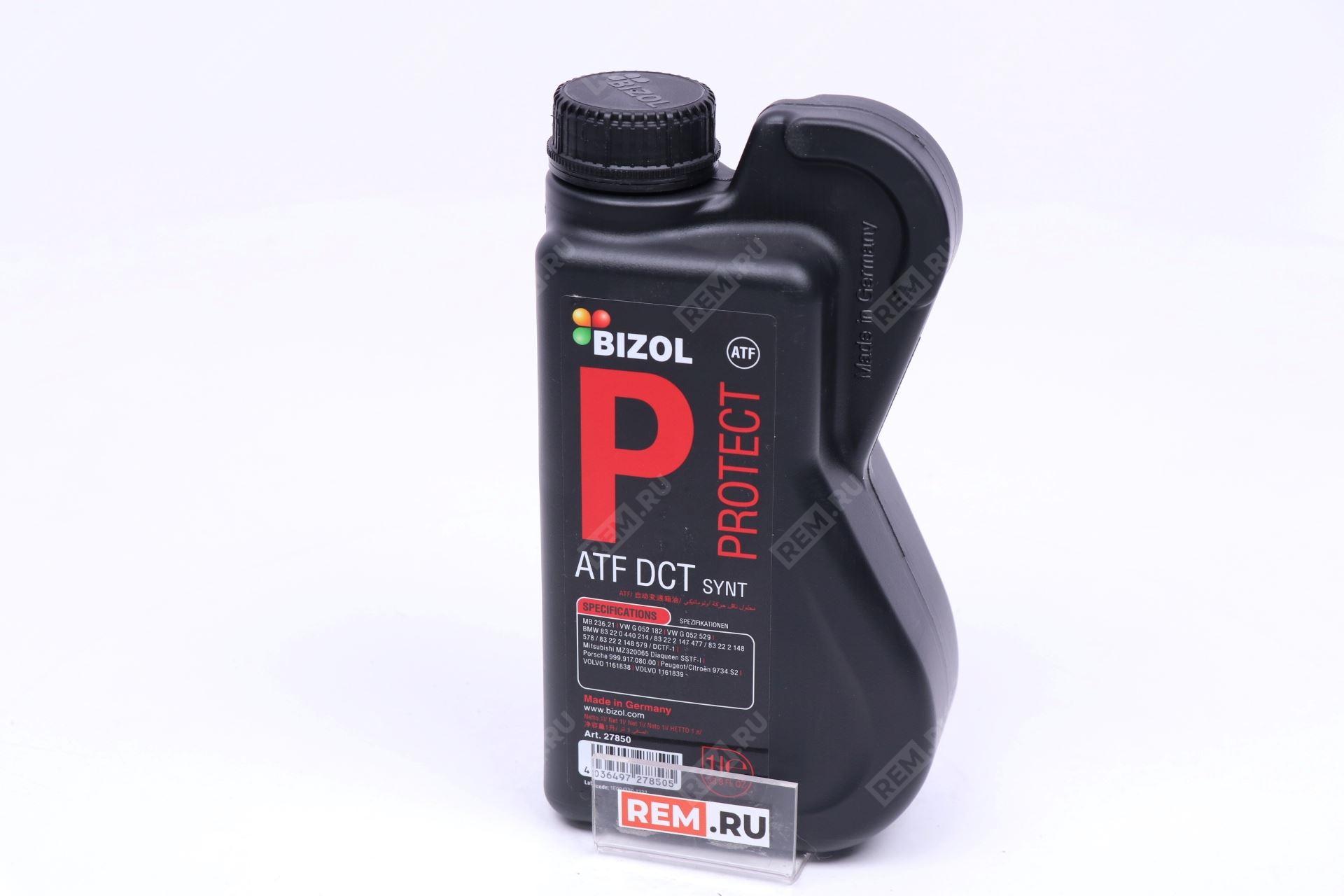  27850 масло трансмиссионное bizol atf dct, 1л