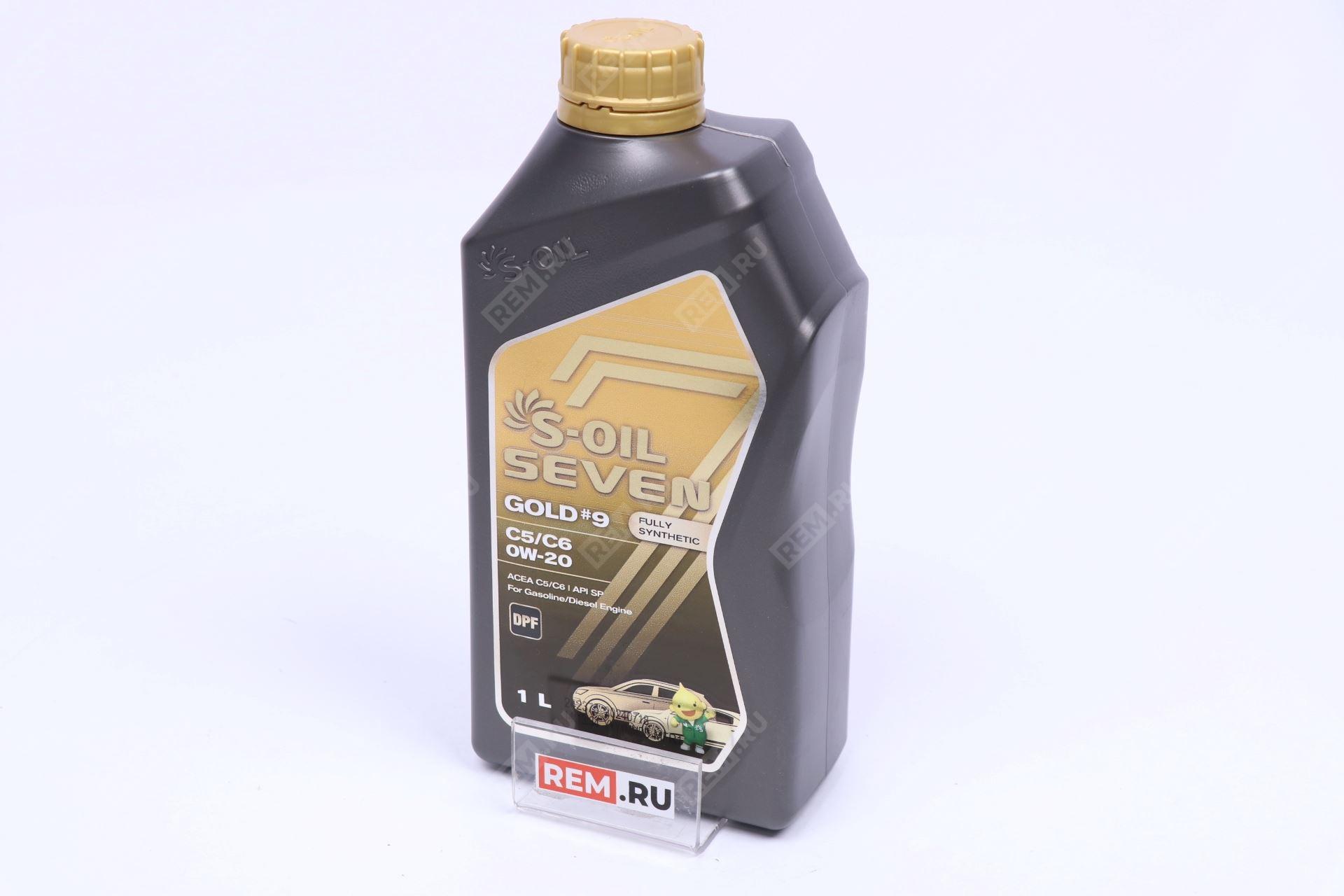  SA0W20C5G1L масло моторное s-oil seven gold #9 c5 0w-20, 1л