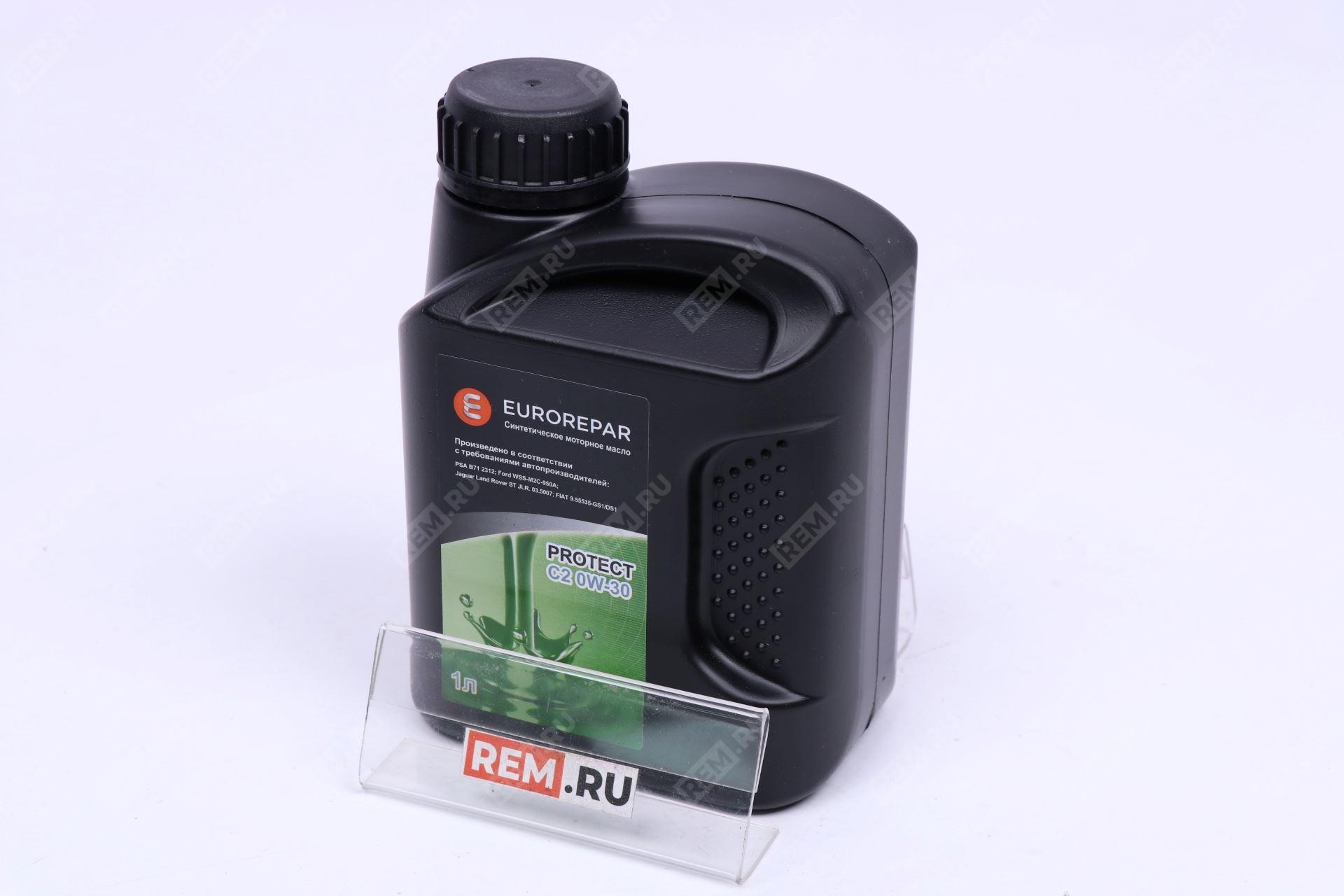 Масло моторное Eurorepar C2 0W-30, 1 л Eurorepar DERPOIL011 масло моторное eurorepar c2 0w-30, 1 л