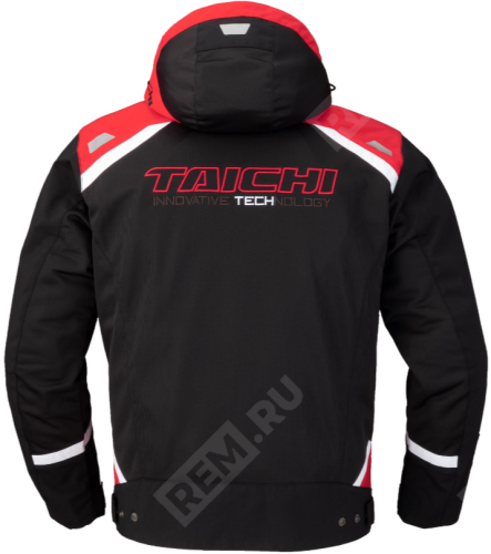  RSJ341-BK11-M  куртка текстильная taichi air speed parka black/red, m (фото 2)