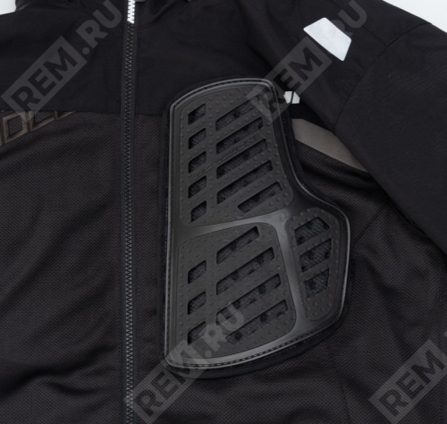  RSJ341-BK11-M  куртка текстильная taichi air speed parka black/red, m (фото 4)