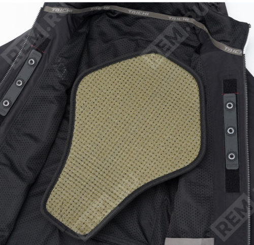  RSJ341-BK11-M  куртка текстильная taichi air speed parka black/red, m (фото 5)