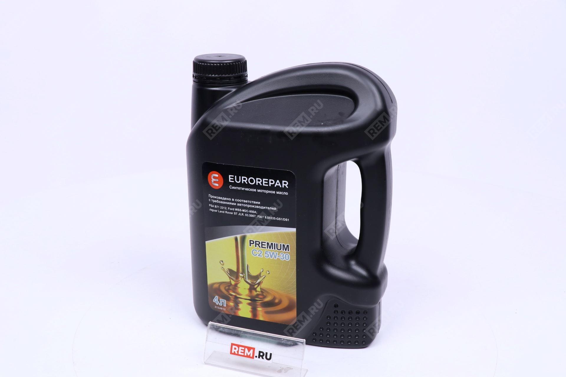  DERPOIL014  масло моторное eurorepar premium c2 5w-30, 4 л (фото 1)
