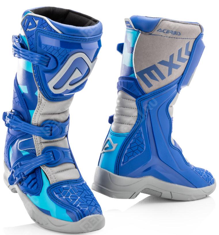  0024249.249.036  мотоботы кроссовые детские acerbis x-team jr boots 36 (фото 1)