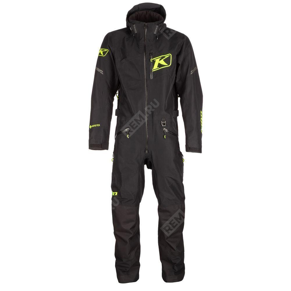  3936-001-130-004  комбинезон klim ripsa one-piece md black - hi-vis (фото 1)