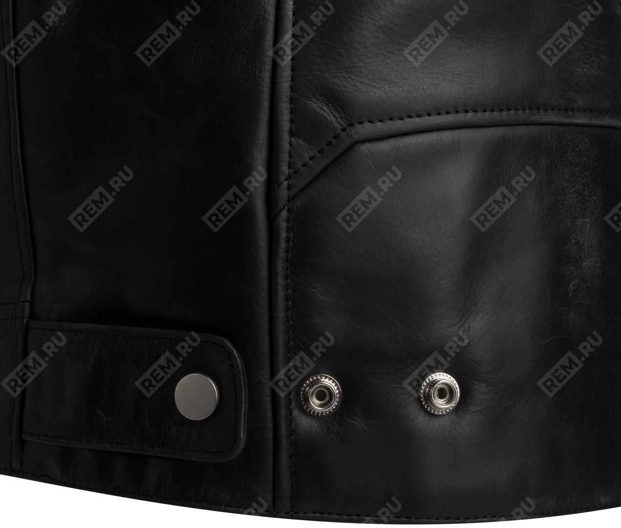  SCB1810-L  куртка кожаная segura curtis black, l (фото 4)