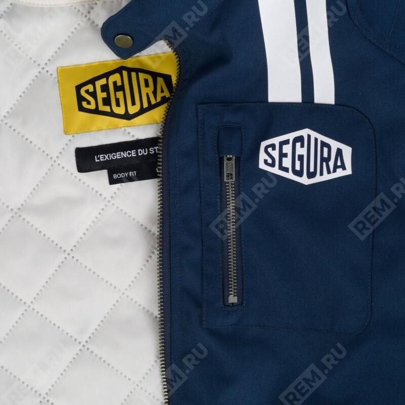  STB1299-L  куртка текстильная segura scorpio marine/white, l (фото 1)