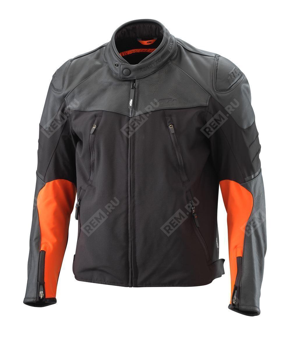  3PW220000804  куртка ktm tension leather jacket, l (фото 1)