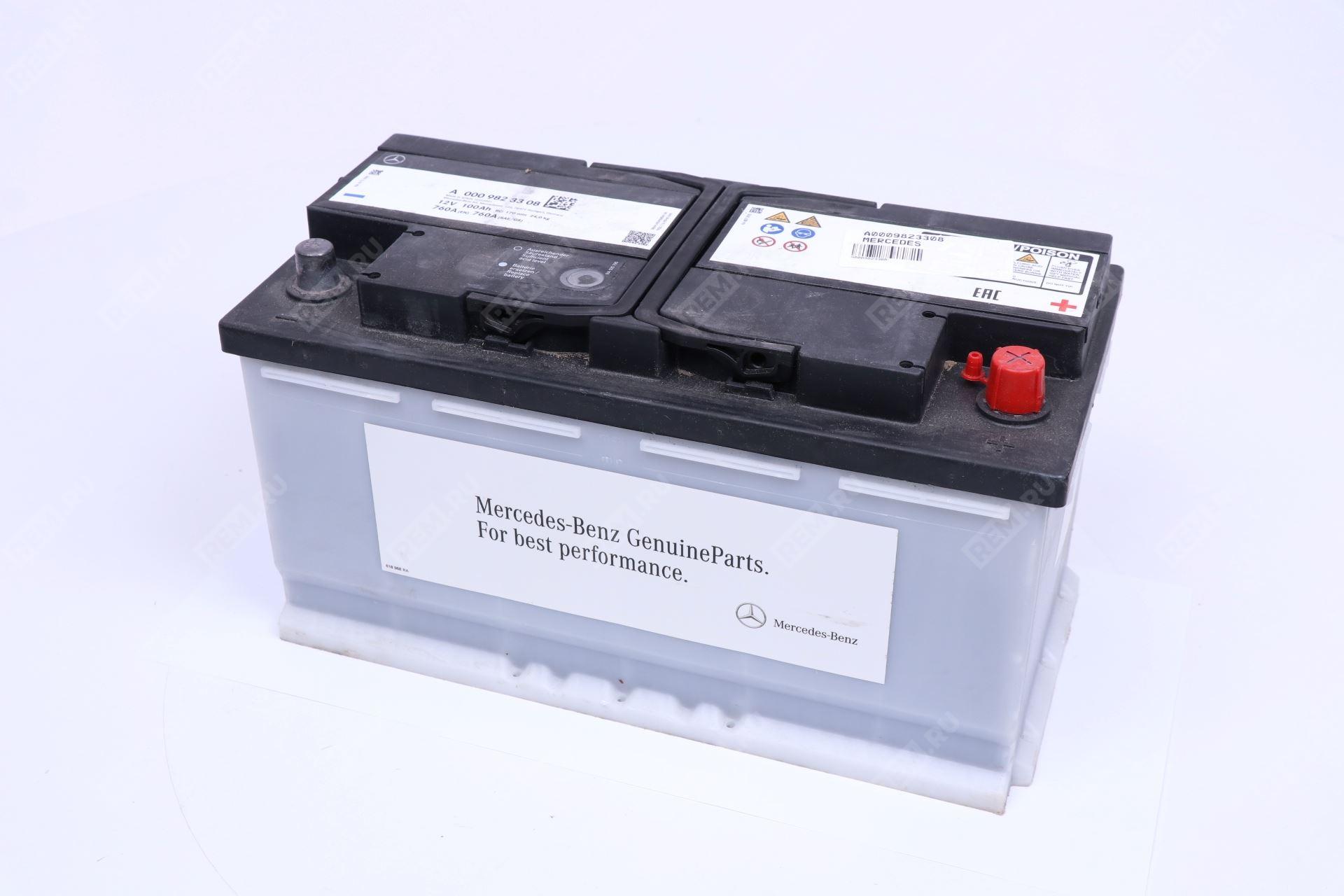  A0009823308 $$ акб/battery 100ah 760a 12v