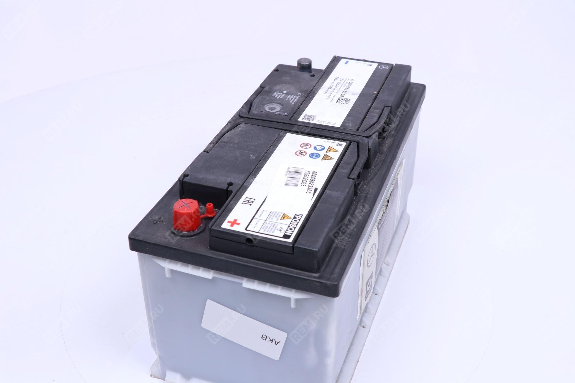  A0009823308  $$ акб/battery 100ah 760a 12v (фото 2)