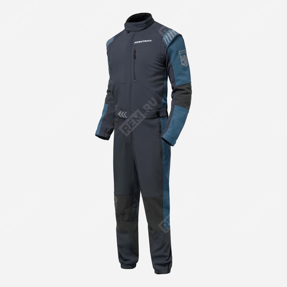 3790BLUE-M  комбинезон finntrail stig softshell с усилением m (фото 1)