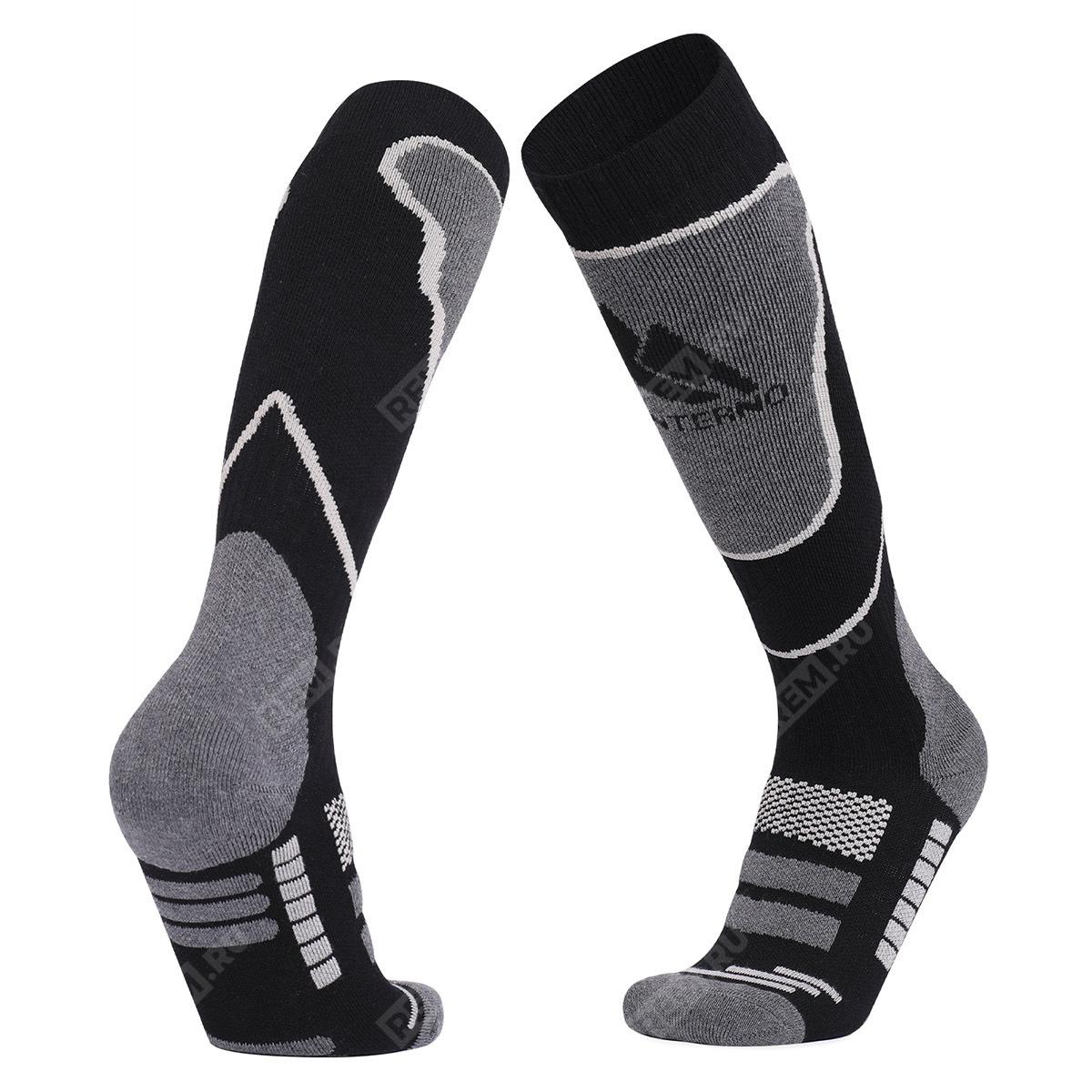  LS-644-BLACKGRAY  термоноски monterno sport высокие 36-44 (фото 1)