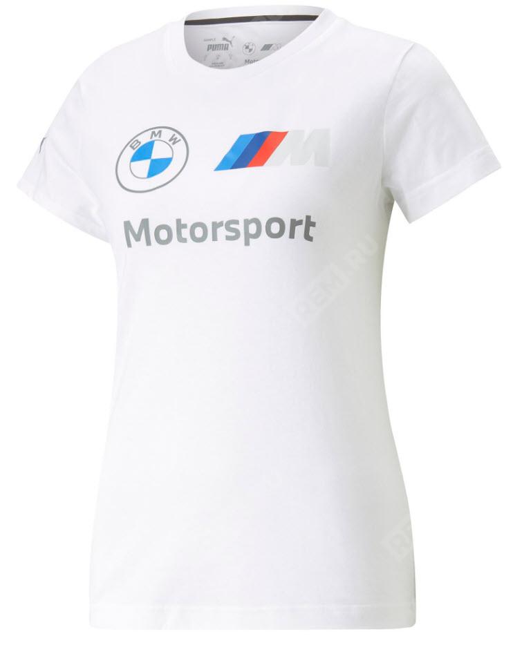  J03829202XS  футболка bmw motorsport logo белая xs (фото 1)