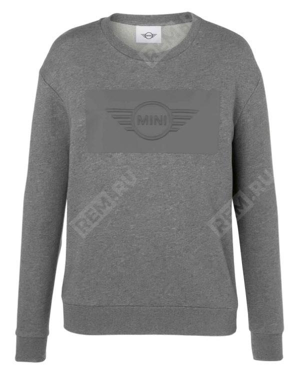  80145A0A788  женский свитшот mini wing logo, серый s (фото 1)