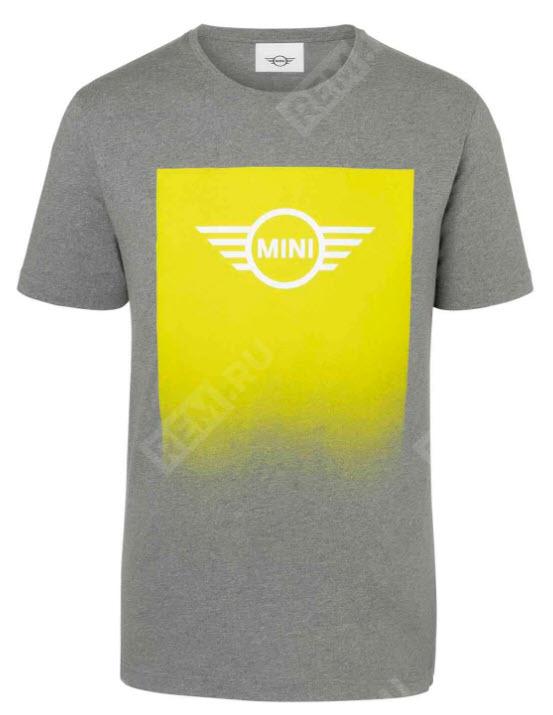  80145A0A811  мужская футболка mini wing logo серая xxl (фото 1)