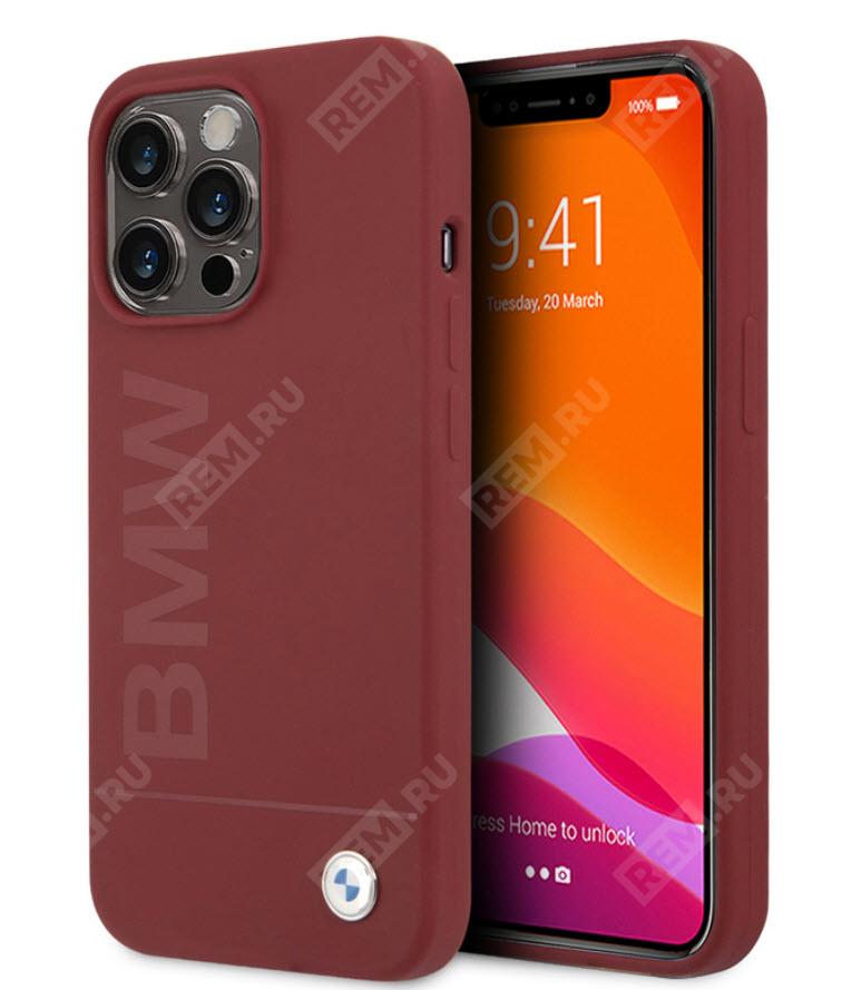  J5200000589  чехол bmw magsafe силикон red iphone 13 pro (фото 1)