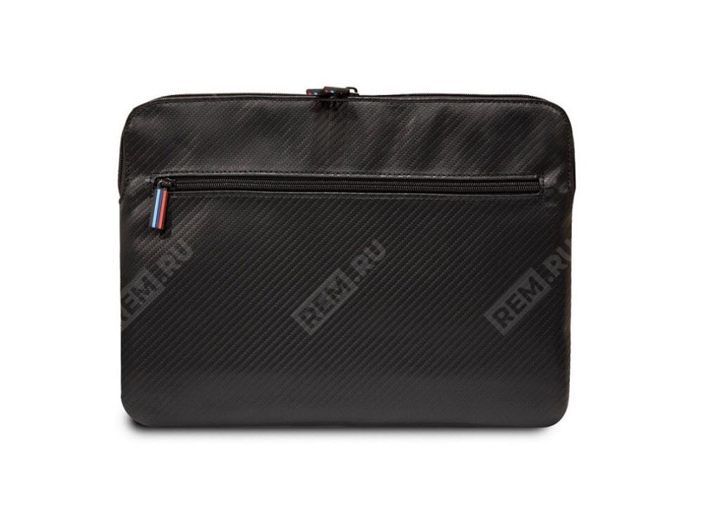  J5200000709  чехол bmw m для ноутбуков carbon tricolor black, размер 14" (фото 2)