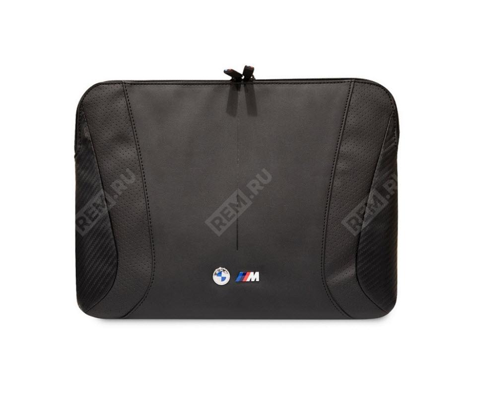  J5200000712  чехол bmw m для ноутбуков carbon perforated black 14" (фото 1)