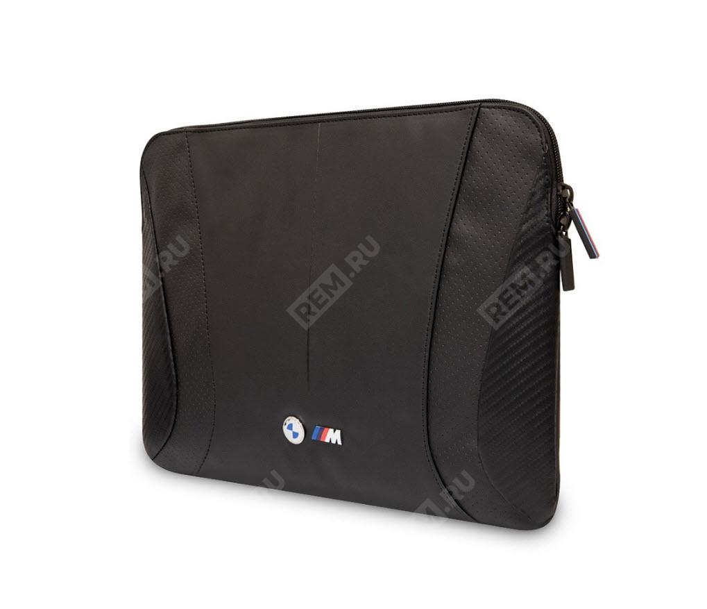  J5200000712  чехол bmw m для ноутбуков carbon perforated black 14" (фото 3)