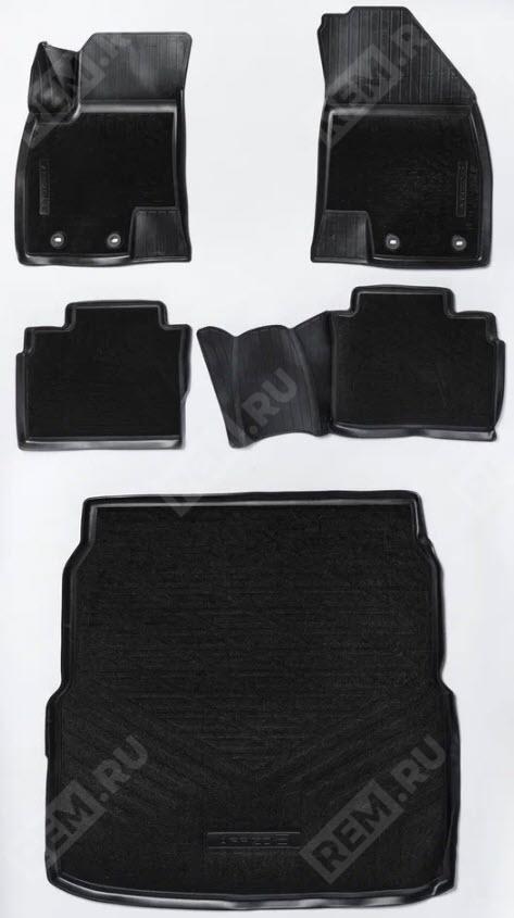  NP2P001CCY09  комбинированные ковры салона и комбинированный ковер в багажник (фото 1)