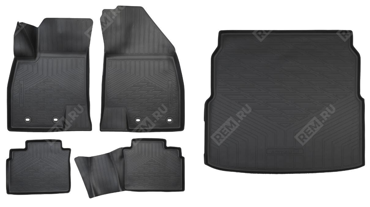  NP3P001CCY09  полиуретановые ковры салона и полиуретановый ковер в багажник (фото 1)
