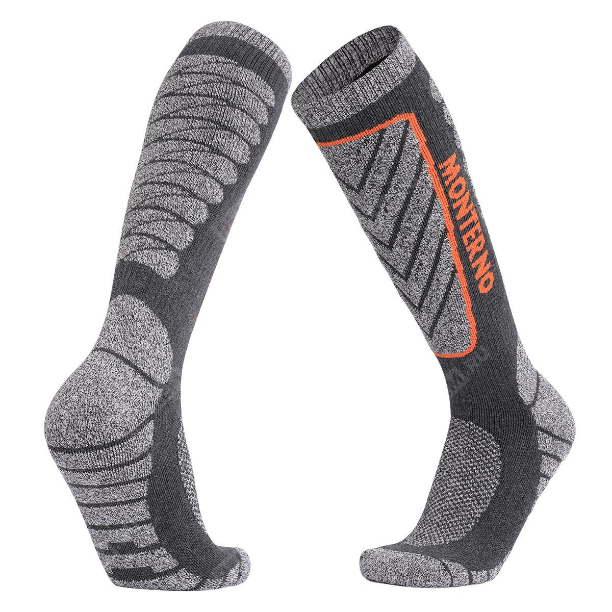  LS-945 GREY  термоноски monterno sport высокие, 39-45 (фото 1)