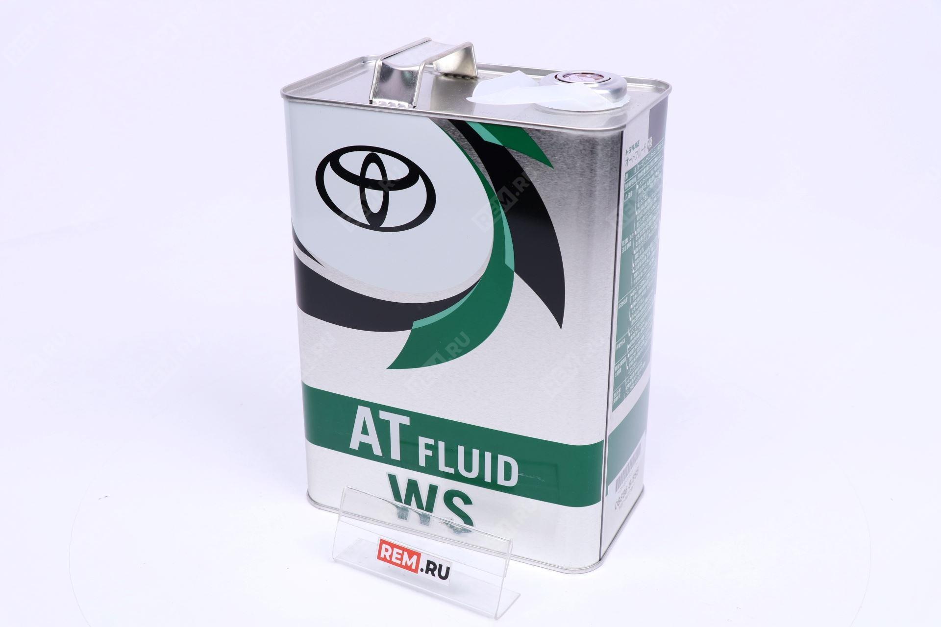  0888681885 масло трансмиссионное toyota atf ws, 4л