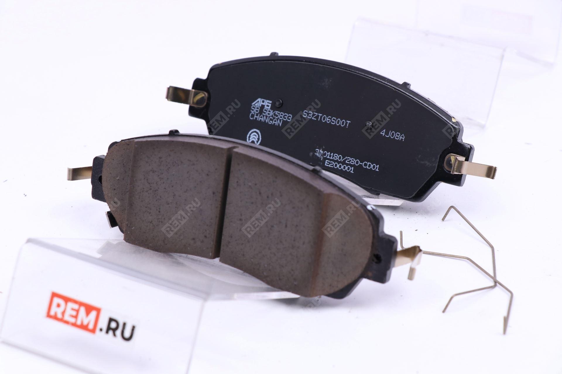  S311F260301-2800 колодки тормозные передние правые
