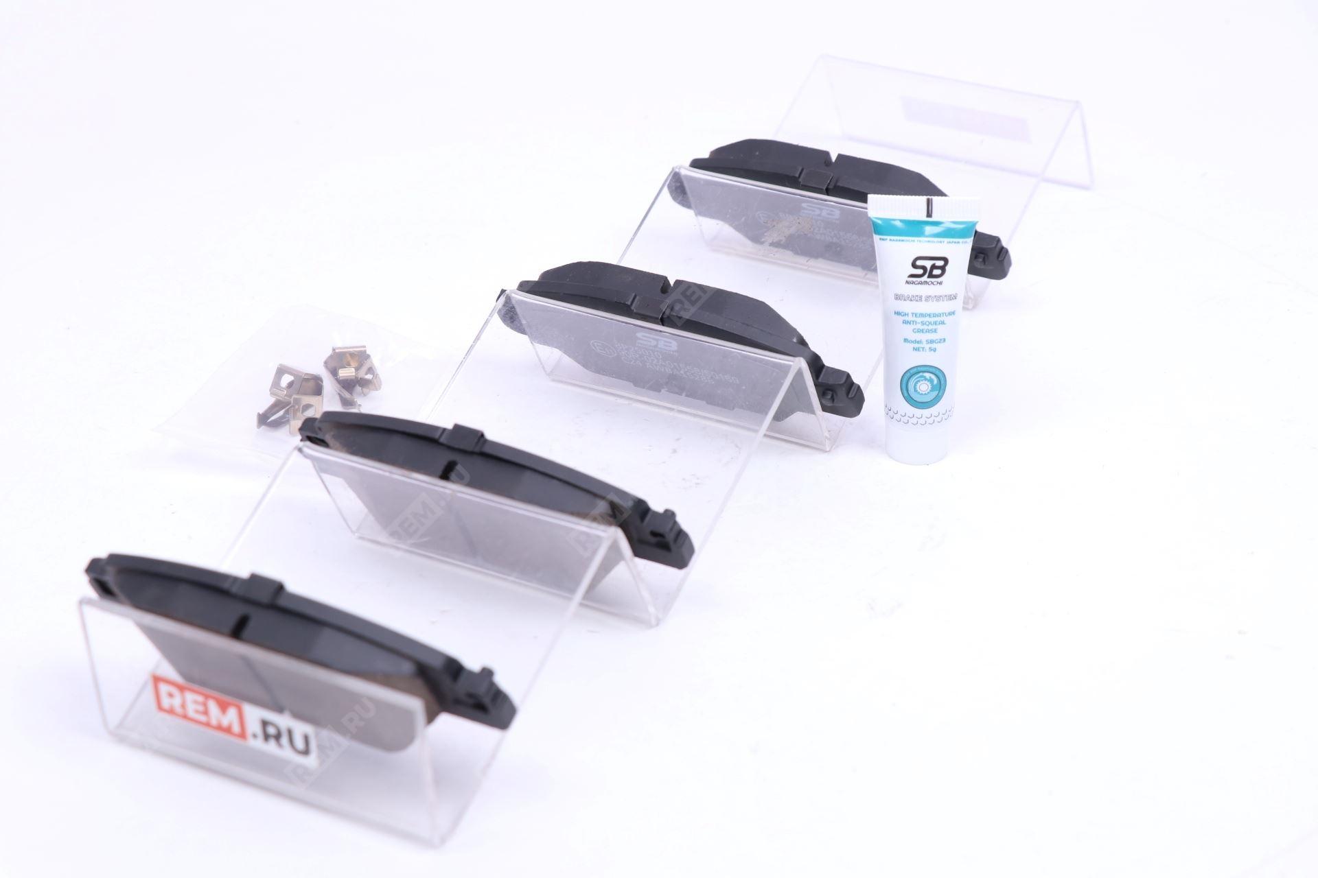  830077SM0192  колодки тормозные задние (фото 3)