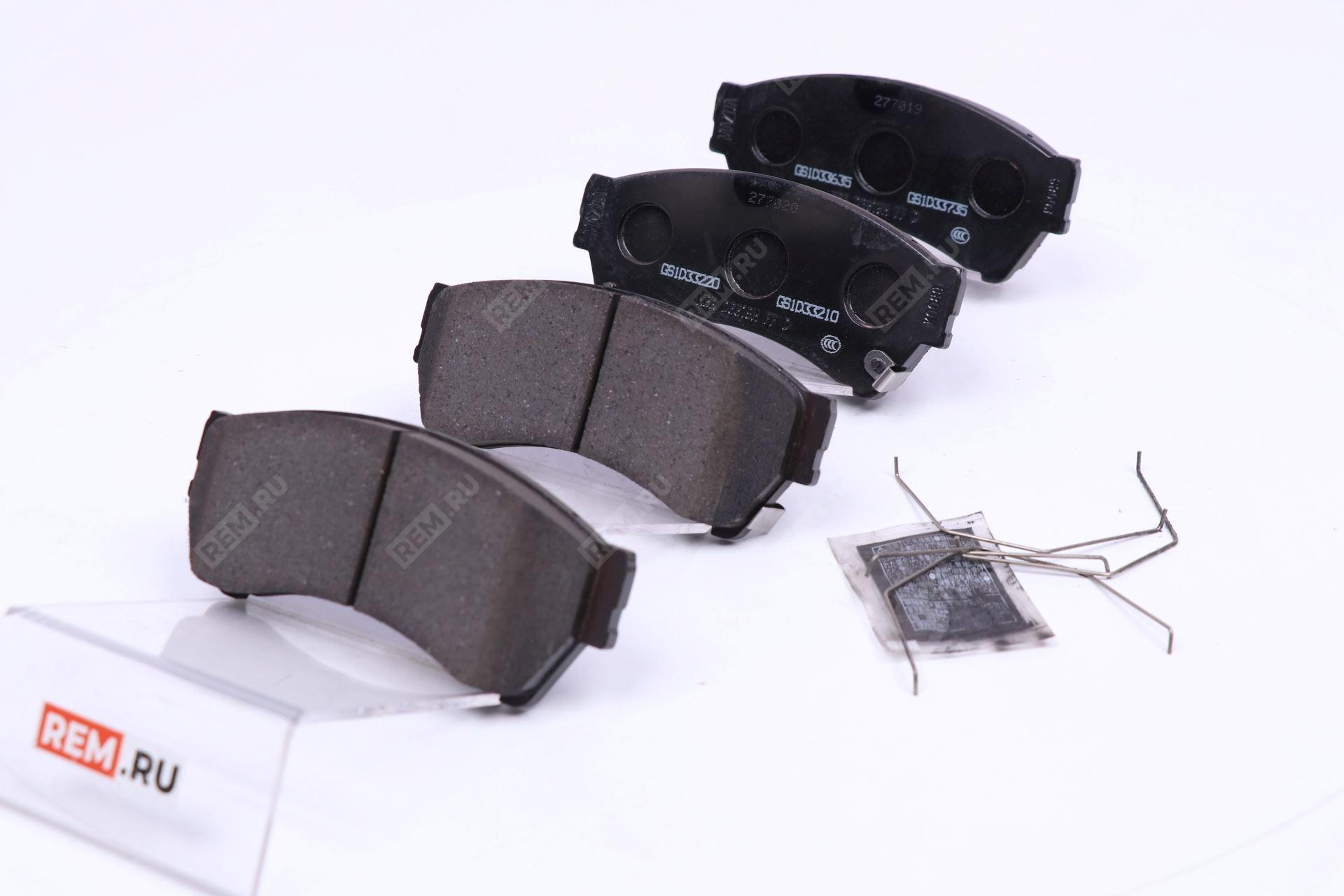  GSYD3328ZB колодки тормозные передние