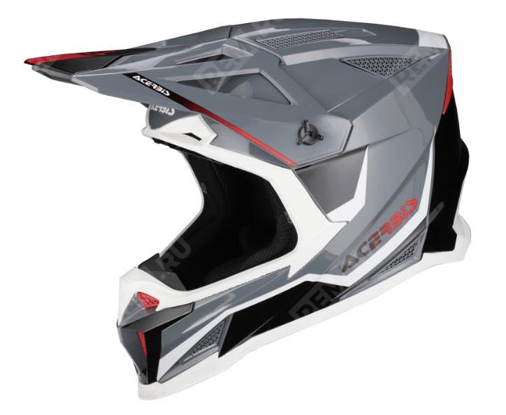 0026458.293.066 Купить Шлем Acerbis T711 HELMET Grey/Black р.L - купить в интернет-магазине REM.RU