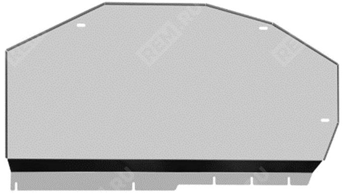  VPNL006FP  защита топливного бака, алюминий (гибрид) (фото 1)