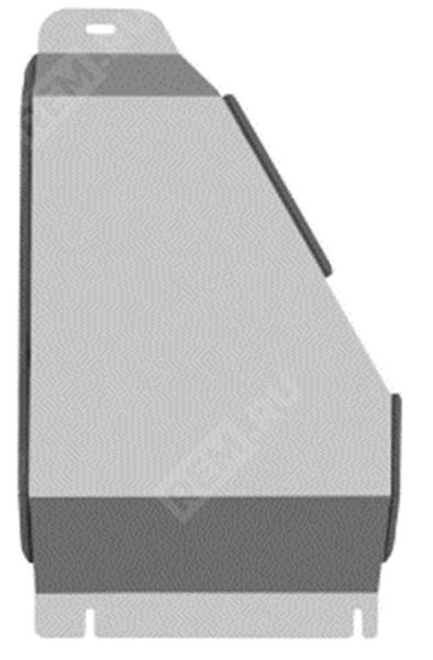  VPNL006RE  защита заднего электромотора, алюминий (гибрид) (фото 1)